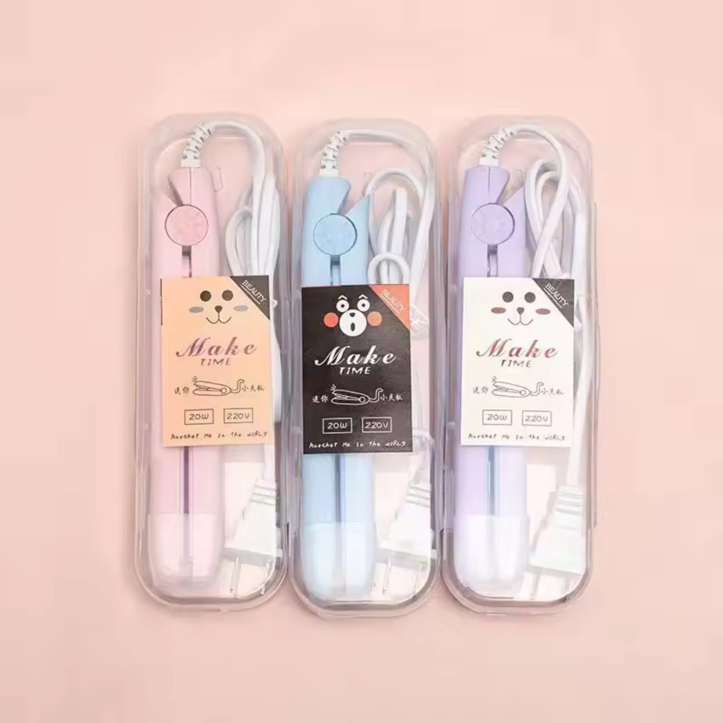 Mini piastra per capelli professionale