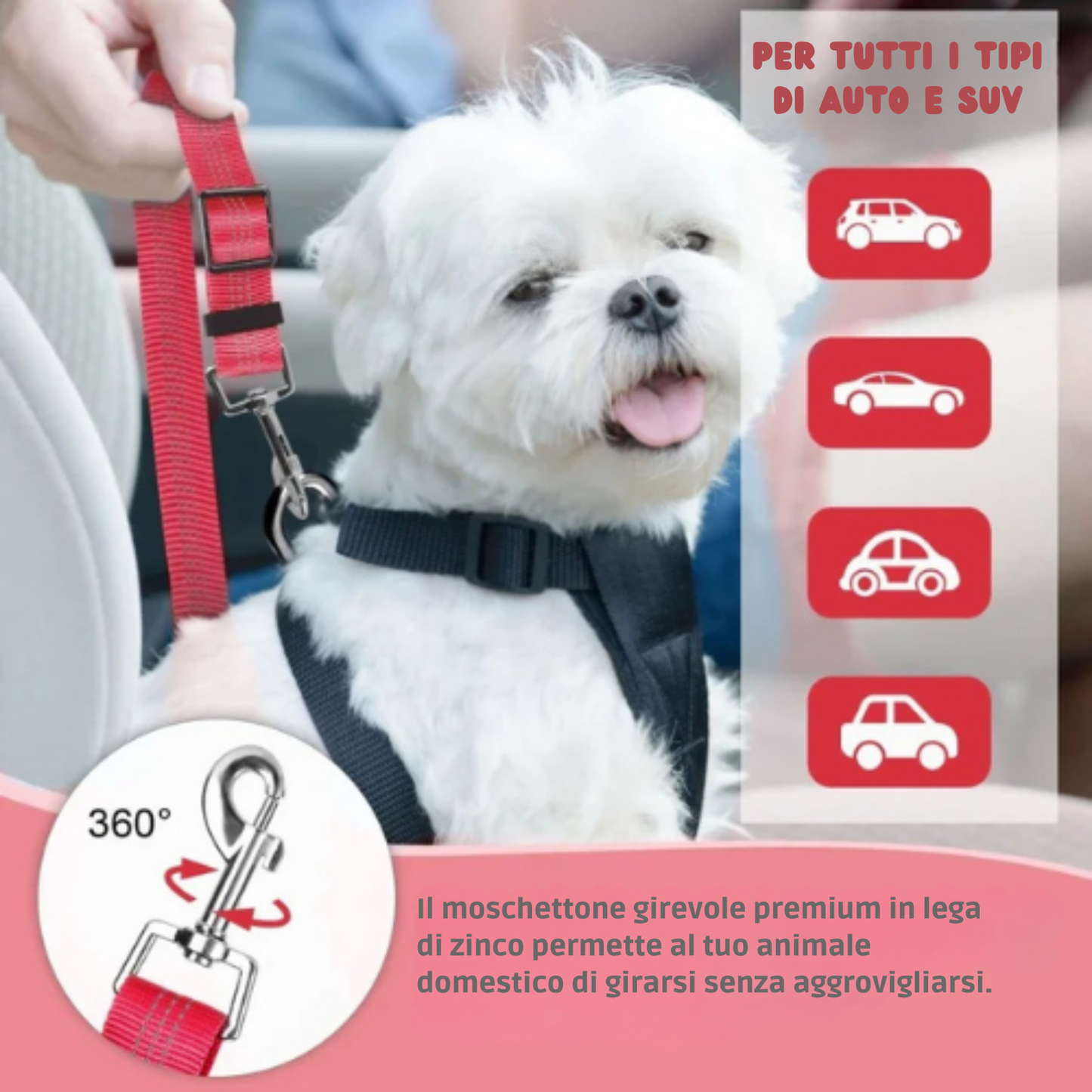 Cintura di sicurezza per auto