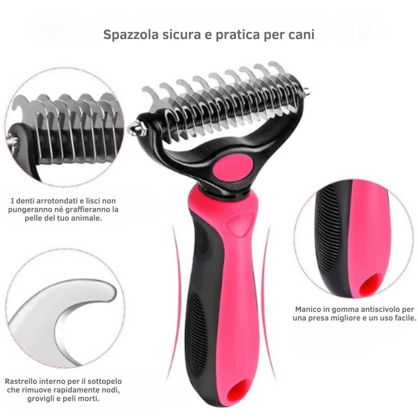 Spazzola per il taglio e la cura dei capelli