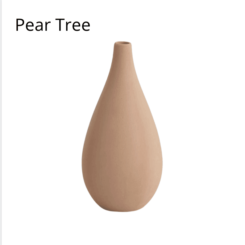 Vasi in ceramica in tonalità neutre