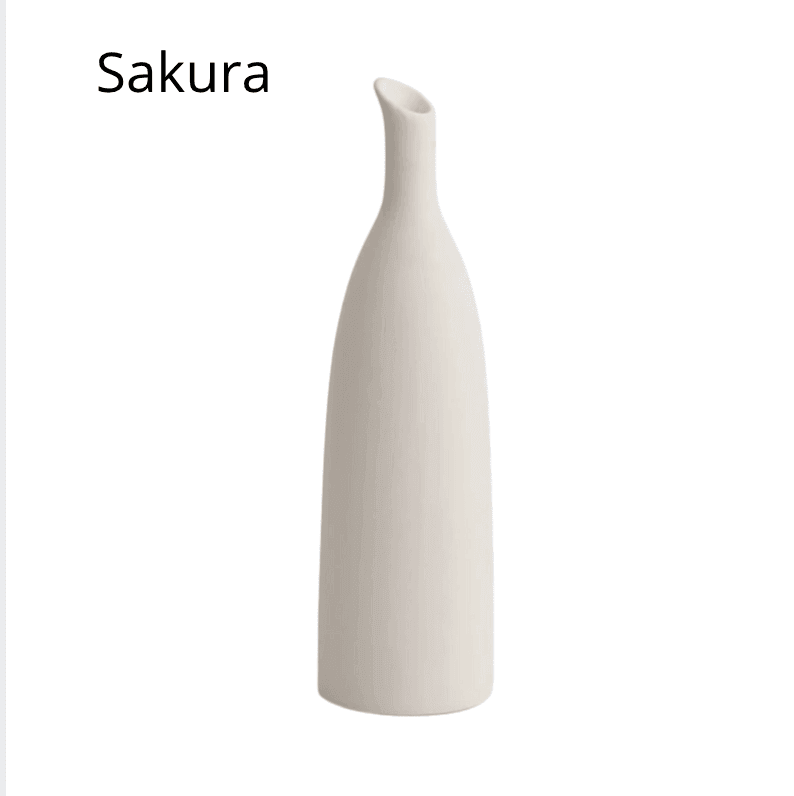 Vasi in ceramica in tonalità neutre