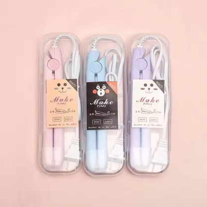 Mini piastra per capelli professionale