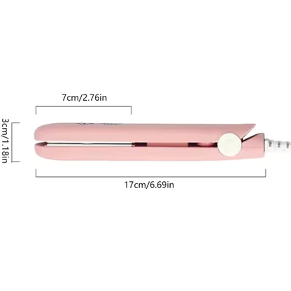 Mini piastra per capelli professionale
