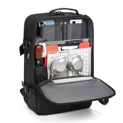 Zaino da Viaggio Espandibile con Compressione Sottovuoto da 60L – Bagaglio a Mano